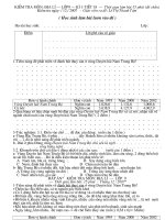 agE. Đề KT D9- kì 1- 15'' (chẵn)