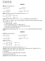 ĐỀ ÔN TẬP 8 TUẦN LỚP 11