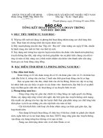 Báo cáo tổng kết hoạt động Đoàn cả năm