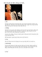 Khi thuóc lá tấn công cơ thể