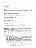 Một sai lầm trong  giải toán hình học giải tich 12