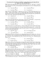 Trắc nghiệm viết ptdđđh, tìm t chuyển động