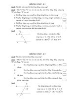 Kiểm tra 15'''' (2 đề)