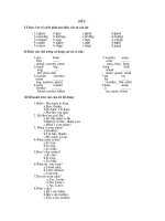 KT Anh văn K3. đề 15