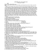 Đề kiểm tra Ngữ văn HK II lớp 9