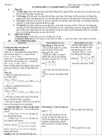 Trọn bộ Giáo án giải tích 12 (Ban cơ bản)