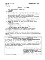 Giáo án Vật lý 8 CN