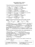 Bo de kiem tra Anh 9