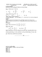 Đề KT ĐS 7 (Chương I)