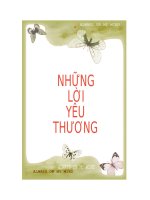 Những Lời yêu thương