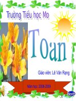 Toán cộng số đo thời gian