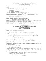 Đề chọn ĐT HSG toán 9