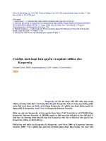 cách crack kaspersky