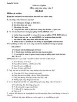 Đề kiểm tra CD 9
