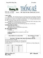 Giáo án Đại số 7 Chuong 3 đủ 100%