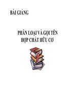 phân loại và gọi tên HCHC