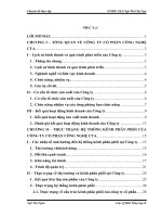 Hoàn thiện hệ thống kênh phân phối tiêu thụ sản phẩm ở Công ty Cổ phần Công nghệ CTA