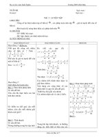 GIÁO ÁN ĐẠI 7 TUẦN 3-4