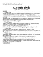 Chủ điểm : Gia đình Thân yêu