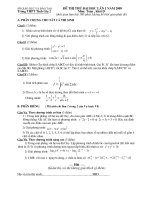 Thi thu DH lan 1 -2009