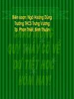 Tiết 55, Hình học 8 - Hình hộp chữ nhật