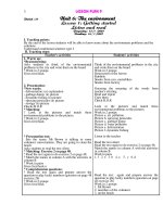 Giáo án Tiếng Anh 9 HKII