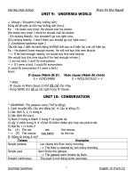 Grammar Summary 10 ( Term II)