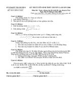 Thi vào 10 chuyên Toán - Tin năm 2006-2007 của chuyên Lam Sơn - Thanh Hóa