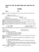 Bài tập hóa vô cơ ôn thi vào phổ thông(NA)