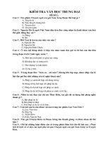 de kiem tra van hoc trung dai