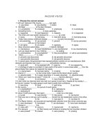 Multi-choice-pasive voice