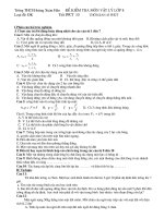 Kiểm tra Vật lí 8 (45'''' HKI)