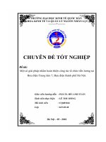 Một sô giải pháp nhằm hoàn thiện công tác tổ chức tiền lương tại Bưu điện Trung tâm 7, Bưu điện thành phố Hà Nội