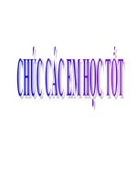 Bài 44: Ảnh hưởng lẫn nhau giũa các sinh vật (lớp 9)