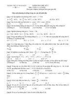 Đề thi HK I (Cơ bản)