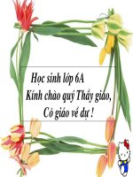 Tiết 6 bài 6 : Lực cân bằng lực