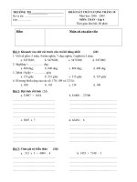 đề thi lop 4-5 thang 10-2008