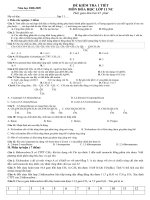 kiểm tr hóa 11 nc KII L2