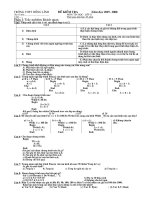 đề kiểm tra TIN lớp 11- 45phut