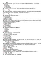 Tuyển tập các đề ôn thi cực hay môn hóa