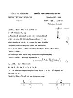 Đề thi của nhiều môn khối 12