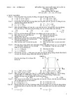 Đề KTBKI +ĐA Vật lí 10