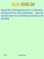 NGUỒN ÂM