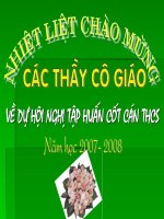Tập huấn cán bộ cốt cán môn Toán tỉnh Tuyên Quang.