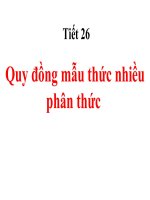 quy dong mau thuc
