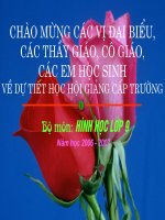 Vị trí tương đối giữa đường thẳng và đường tròn