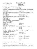 De kiem tra trac nghiem lop 10