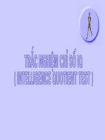 Trắc nghiệm chỉ số IQ thi Olympia