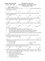 HÓA 10 HKII, BAN CB