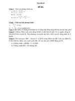 TOÁN 8-TIẾT 68-69